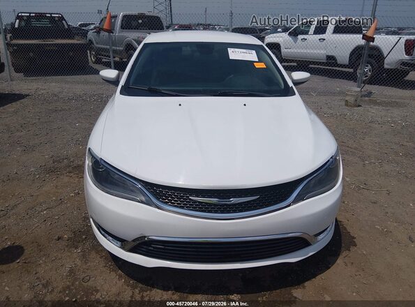 1C3CCCAB2GN141871 2016 CHRYSLER 200 Белый Вид щитка приборов