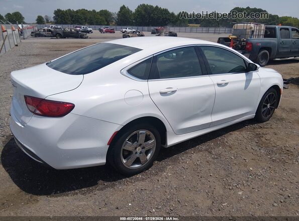 1C3CCCAB2GN141871 2016 CHRYSLER 200 Белый Задняя правая четверть