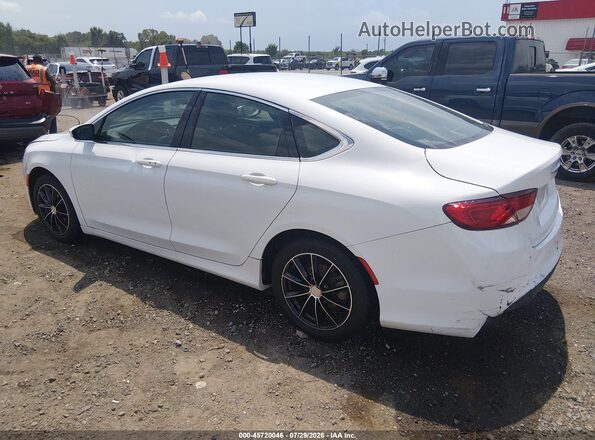 1C3CCCAB2GN141871 2016 CHRYSLER 200 Белый Задняя левая четверть
