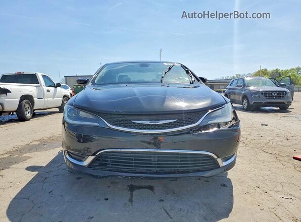 1C3CCCAB2GN144771 2016 CHRYSLER 200 Черный Вид спереди