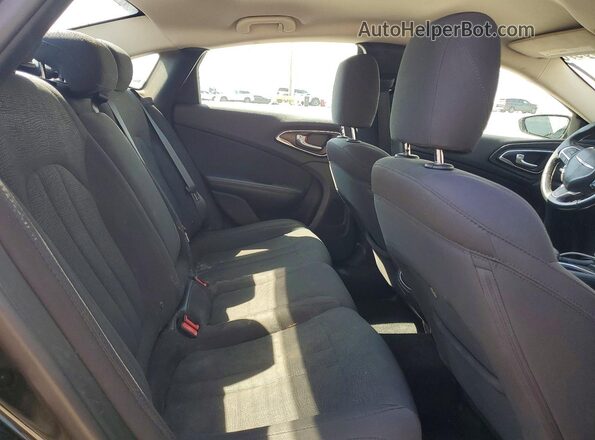 1C3CCCAB2GN144771 2016 CHRYSLER 200 Черный Вид задних сидений