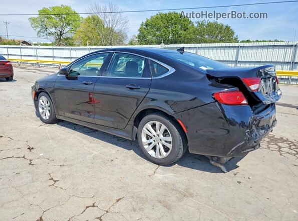 1C3CCCAB2GN144771 2016 CHRYSLER 200 Черный Задняя левая четверть
