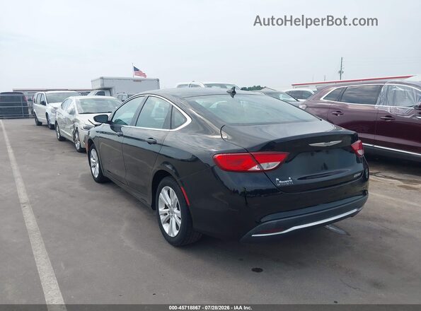 1C3CCCAB2HN503098 2017 CHRYSLER 200 Черный Задняя левая четверть