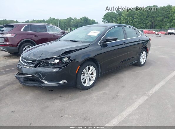 1C3CCCAB2HN503098 2017 CHRYSLER 200 Черный Передняя левая четверть