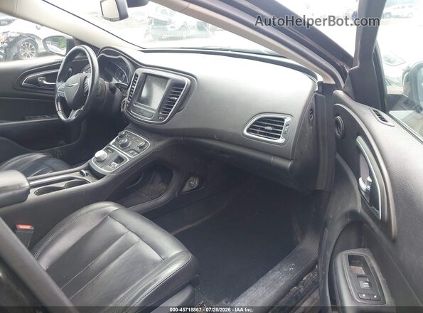 1C3CCCAB2HN503098 2017 CHRYSLER 200 Черный Вид салона спереди
