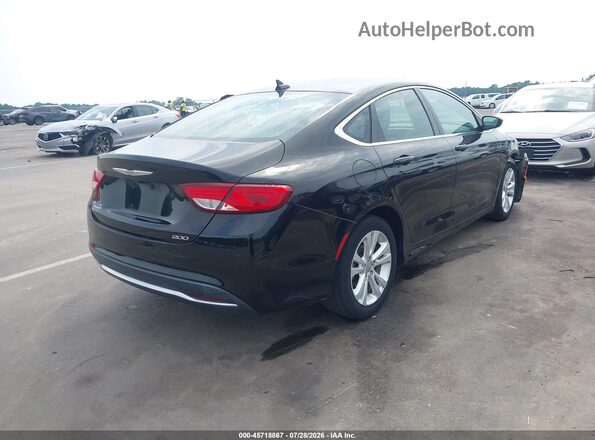 1C3CCCAB2HN503098 2017 CHRYSLER 200 Черный Задняя правая четверть