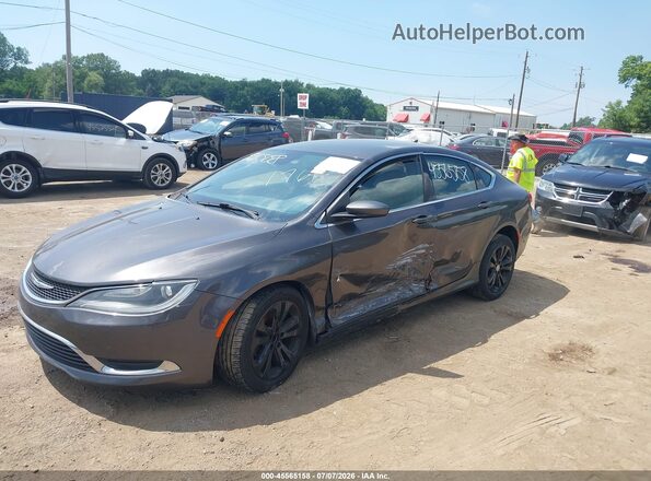 1C3CCCAB2HN511766 2017 CHRYSLER 200 Серый Передняя левая четверть