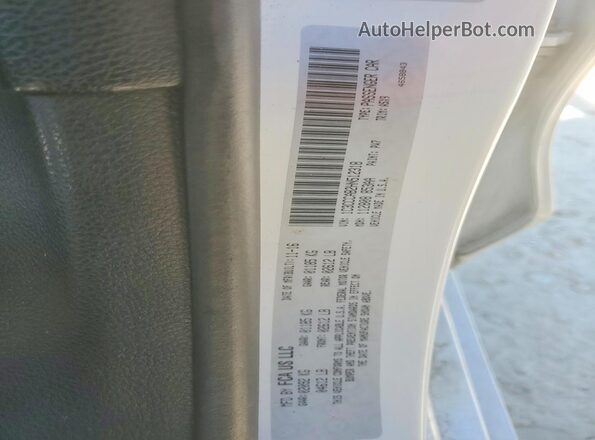 1C3CCCAB2HN512318 2017 CHRYSLER 200 White Widok naklejki z numerem VIN