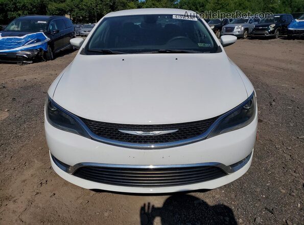 1C3CCCAB3GN101394 2016 CHRYSLER 200 Белый Вид спереди