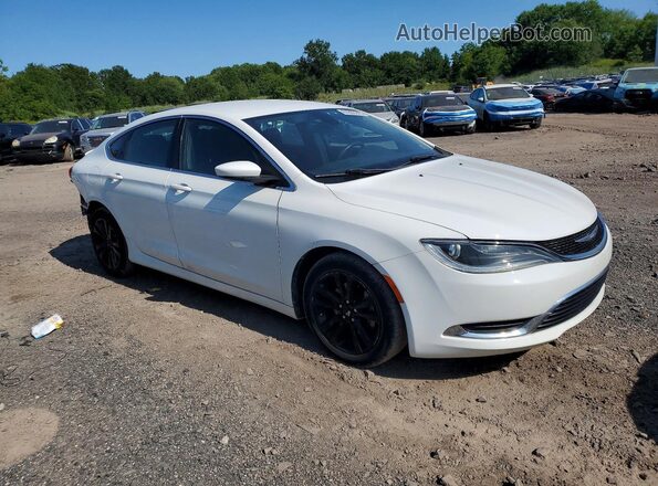 1C3CCCAB3GN101394 2016 CHRYSLER 200 Белый Передняя правая четверть