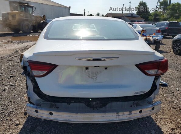 1C3CCCAB3GN101394 2016 CHRYSLER 200 Белый Вид сзади
