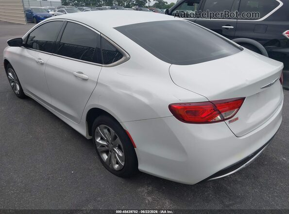 1C3CCCAB3GN144987 2016 CHRYSLER 200 White უკანა მარცხენა