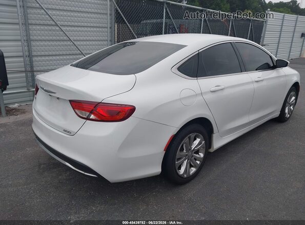 1C3CCCAB3GN144987 2016 CHRYSLER 200 White უკანა მარჯვენა