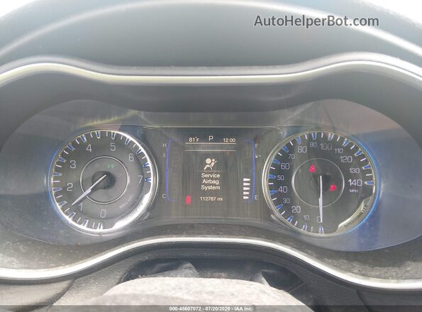 1C3CCCAB3GN154581 2016 CHRYSLER 200 White Vista de los asientos traseros