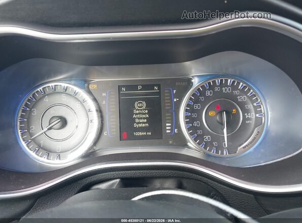 1C3CCCAB3GN169727 2016 CHRYSLER 200 Серебряный Вид задних сидений