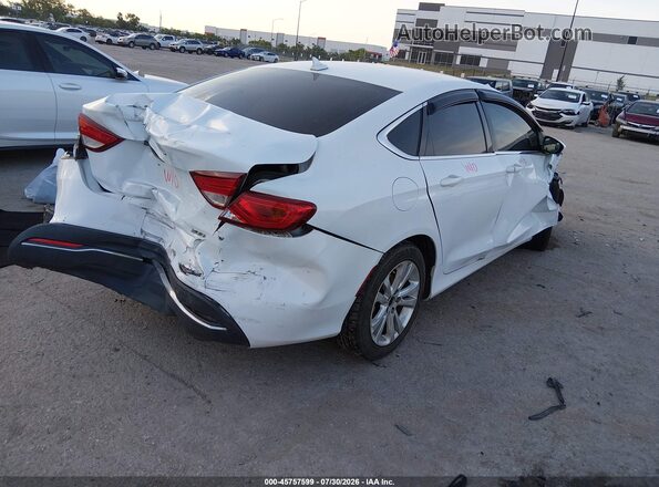 1C3CCCAB3HN511825 2017 CHRYSLER 200 White უკანა მარჯვენა