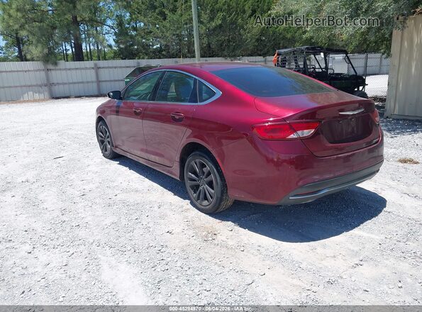 1C3CCCAB4GN112016 2016 CHRYSLER 200 Red Trasero izquierdo