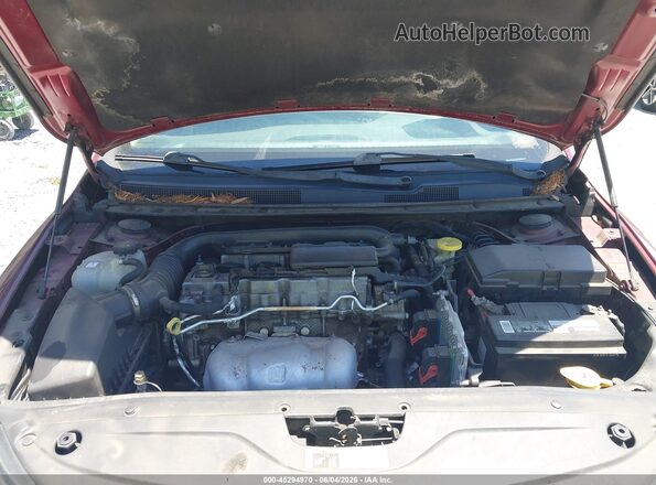1C3CCCAB4GN112016 2016 CHRYSLER 200 Red Vista trasera