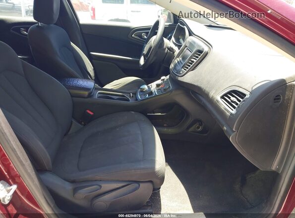 1C3CCCAB4GN112016 2016 CHRYSLER 200 Red Vista interior delantera