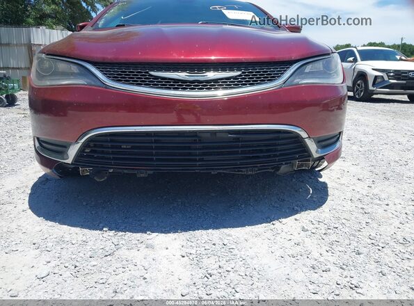 1C3CCCAB4GN112016 2016 CHRYSLER 200 Red Vista frontal