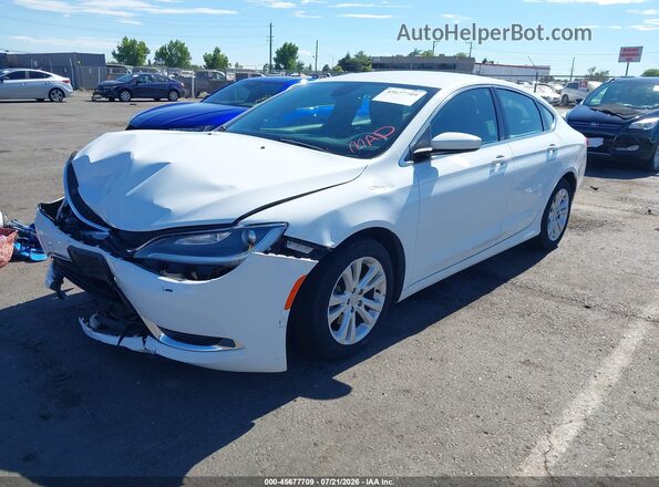 1C3CCCAB4GN154203 2016 CHRYSLER 200 White Przód lewy