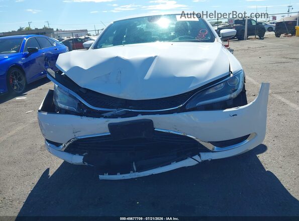 1C3CCCAB4GN154203 2016 CHRYSLER 200 White Widok zestawu wskaźników