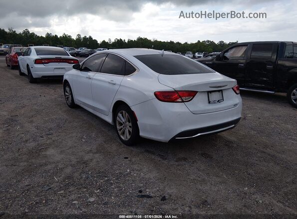 1C3CCCAB4GN175908 2016 CHRYSLER 200 White Задня ліва чверть