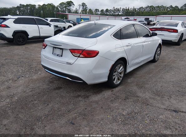 1C3CCCAB4GN175908 2016 CHRYSLER 200 White Задня права чверть