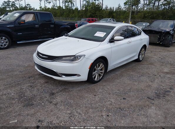 1C3CCCAB4GN175908 2016 CHRYSLER 200 White Передня ліва чверть