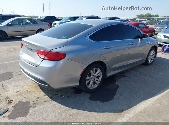1C3CCCAB4GN176752 2016 CHRYSLER 200 Silver Задня права чверть