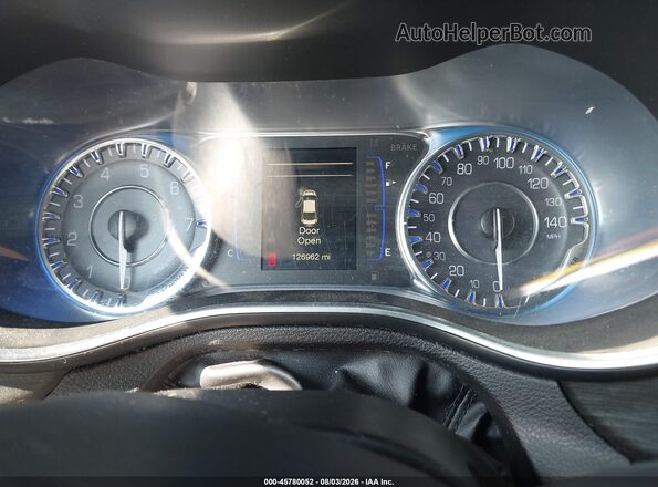 1C3CCCAB4GN176752 2016 CHRYSLER 200 Silver Вид задніх сидінь