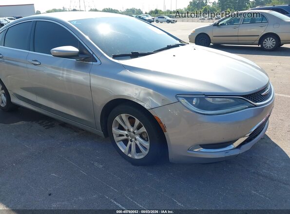 1C3CCCAB4GN176752 2016 CHRYSLER 200 Silver Вид панелі приладів