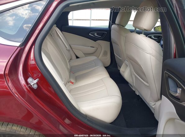 1C3CCCAB4HN505354 2017 CHRYSLER 200 Burgundy VIN կոդի պիտակի տեսք