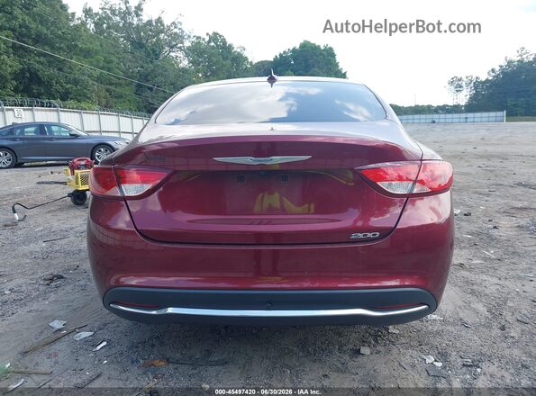 1C3CCCAB4HN505354 2017 CHRYSLER 200 Burgundy 