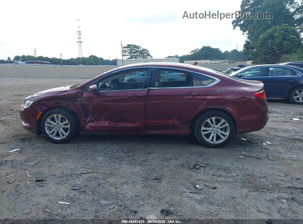 1C3CCCAB4HN505354 2017 CHRYSLER 200 Burgundy Սալոնի 360 աստիճան տեսք