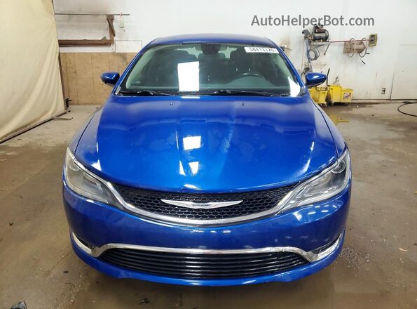 1C3CCCAB5GN105902 2016 CHRYSLER 200 Blue წინა ხედი