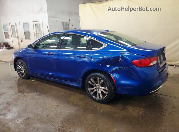 1C3CCCAB5GN105902 2016 CHRYSLER 200 Blue უკანა მარცხენა