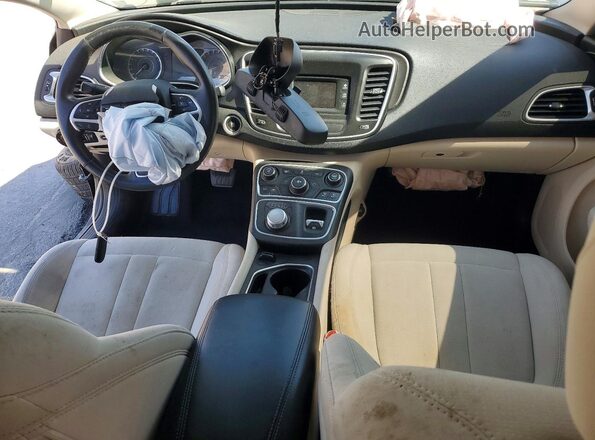 1C3CCCAB5GN109481 2016 CHRYSLER 200 Black Dashboard view