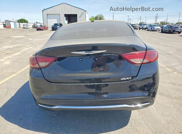 1C3CCCAB5GN109481 2016 CHRYSLER 200 Black Rear view