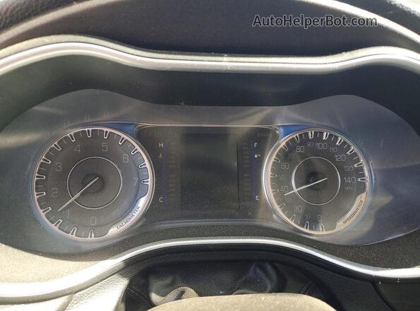 1C3CCCAB5GN109481 2016 CHRYSLER 200 Black Instrument cluster view