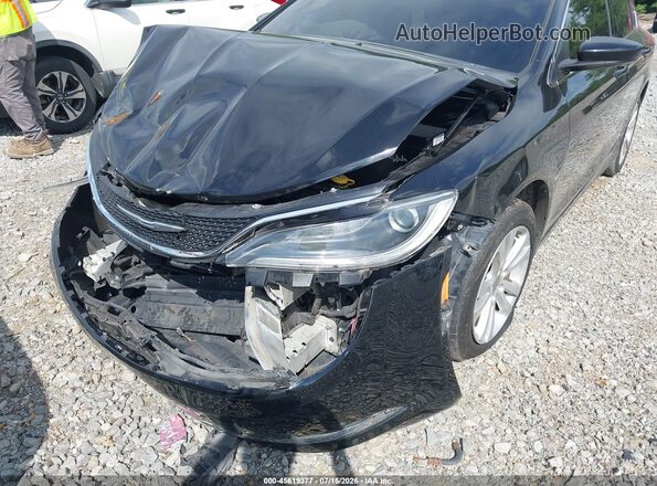 1C3CCCAB5GN133666 2016 CHRYSLER 200 Черный Вид спереди