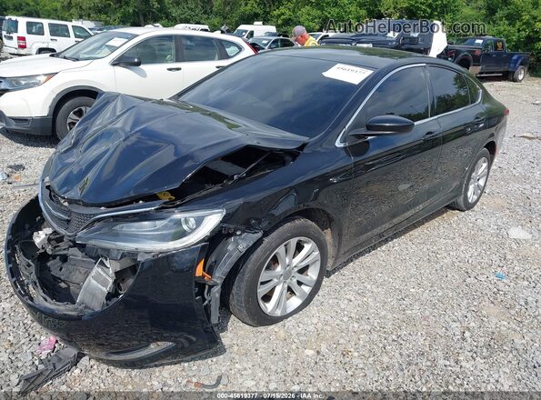 1C3CCCAB5GN133666 2016 CHRYSLER 200 Черный Передняя левая четверть