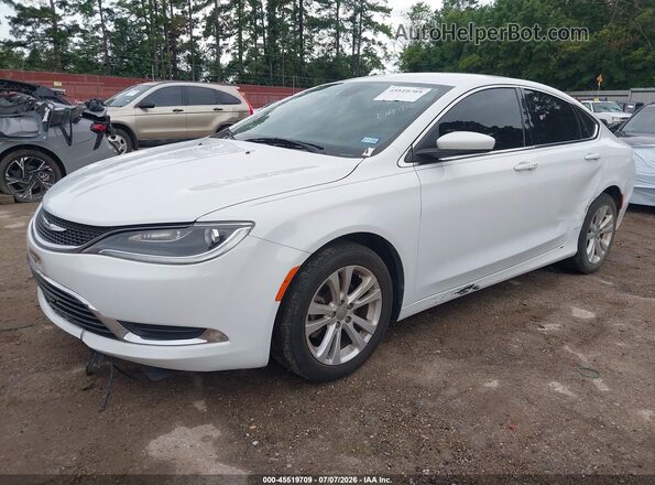 1C3CCCAB5GN151214 2016 CHRYSLER 200 Белый Передняя левая четверть