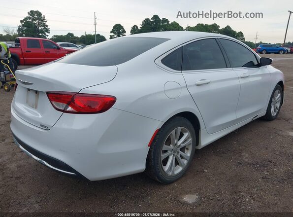 1C3CCCAB5GN151214 2016 CHRYSLER 200 Белый Задняя правая четверть