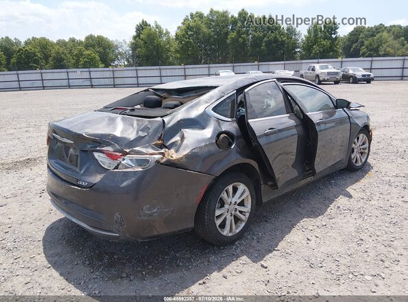 1C3CCCAB5GN161967 2016 CHRYSLER 200 Gray Tył prawy