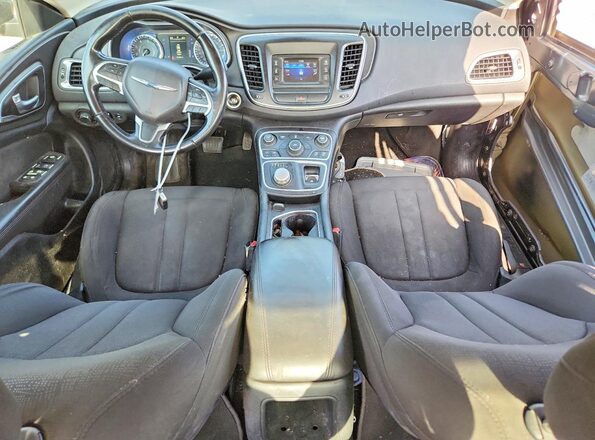 1C3CCCAB5GN174170 2016 CHRYSLER 200 Черный Вид панели приборов