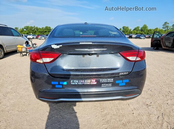 1C3CCCAB5GN174170 2016 CHRYSLER 200 Черный Вид сзади