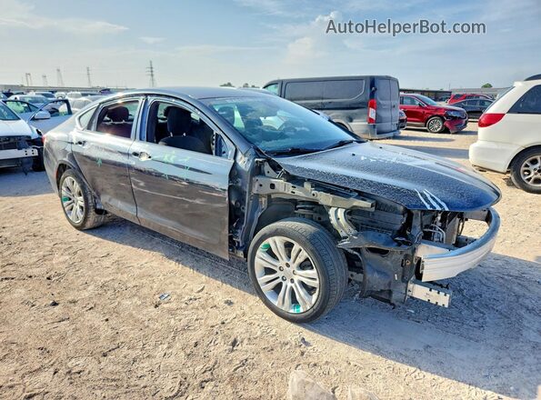 1C3CCCAB5GN174170 2016 CHRYSLER 200 Черный Передняя правая четверть
