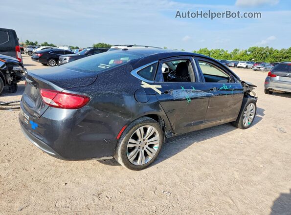 1C3CCCAB5GN174170 2016 CHRYSLER 200 Черный Задняя правая четверть