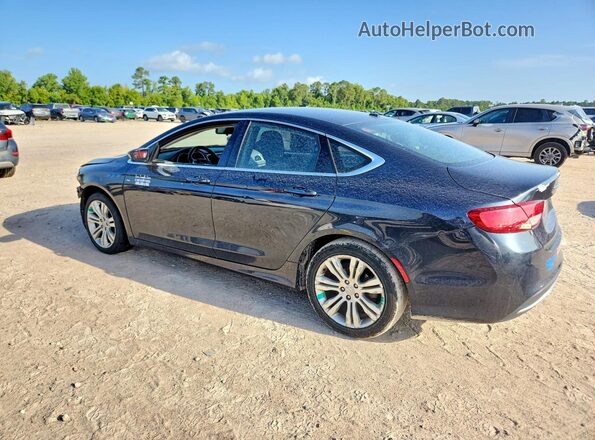 1C3CCCAB5GN174170 2016 CHRYSLER 200 Черный Задняя левая четверть